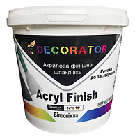 Шпаклевка интерьерная финишная Acryl Finish, TM DECORATOR 8