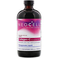 Коллаген Neocell Collagen + C 6 OZ 473 ml Pomegranate UC, код: 7683387