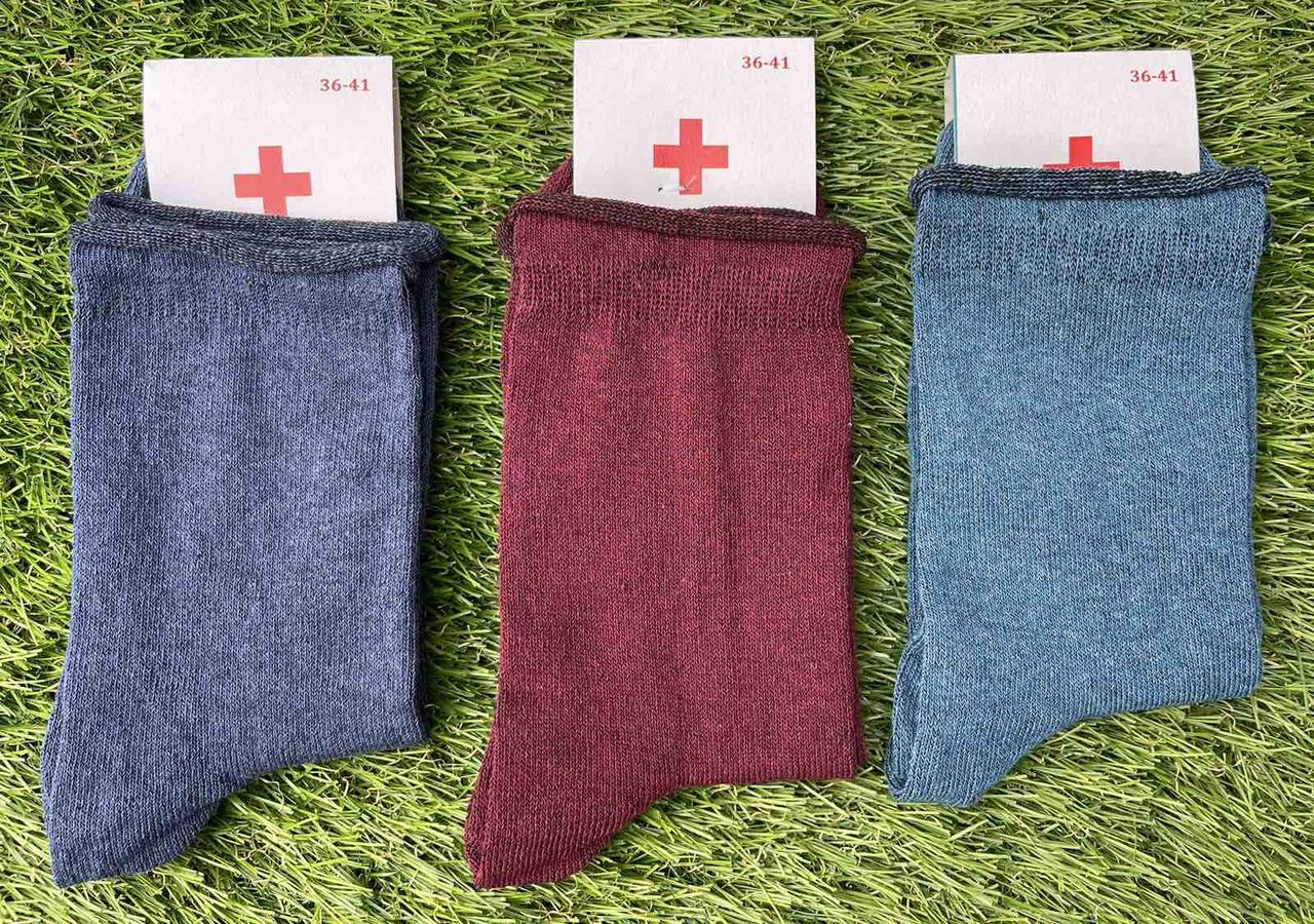 Шкарпетки жіночі лайкра без гумки "Unisocks" розмір 36-41 (від 12 пар)