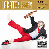 Струны для скрипки Thomastik-Infeld RL100 Lakatos Pizzicato Synthetic Core 4 4 Violin Strings EH, код: 7294337