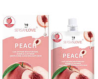 Кислородная маска Sersanlove Peach Bubble Mask Cleansing Mud с персиком 100 g EH, код: 7627283