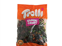 Фруктовые жевательные конфеты от TROLLI, упакованные в большом пакете с иллюстрацией тарантула, общим весом 1к