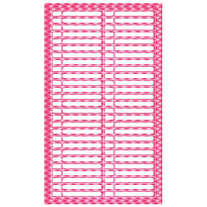 Наліпки на тіпси (стікери), Heart, 1 лист/54 Наліпки