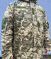 Тактический зимний армейский военный бушлат , водонепроницаемый бушлат камуфляжный пиксель XL