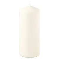 ІКЕА FENOMEN Блочна свічка без запаху, 14 см 20528411