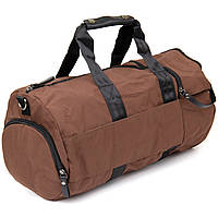 Спортивная сумка текстильная Vintage 20643 Коричневая UD, код: 6681285