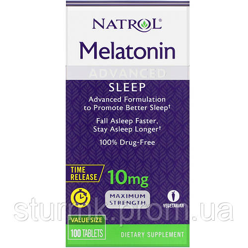 Купить Мелатонин Melatonin Advanced Sleep Natrol медленное ...