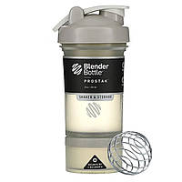 Шейкер спортивний BlenderBottle ProStak 22oz/650ml з 2-ма контейнерами Grey (Original) PS 22oz Grey DS