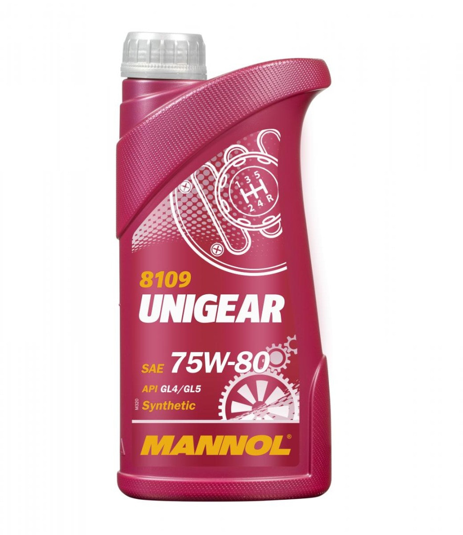 Трансмісійна олива Mannol Unigear 75W80 Api GL4/GL5 - напівсинтетична 1Л (8109)