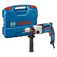 Двухскоростная Электрическая Дрель ударная Bosch Professional GSB 24-2 в L-Case с ШЗП. Электроинструменты БОШ