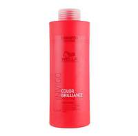 Шампунь для окрашенных нормальных и тонких волос Wella Professionals Invigo Color Brilliance Color, 1000 мл