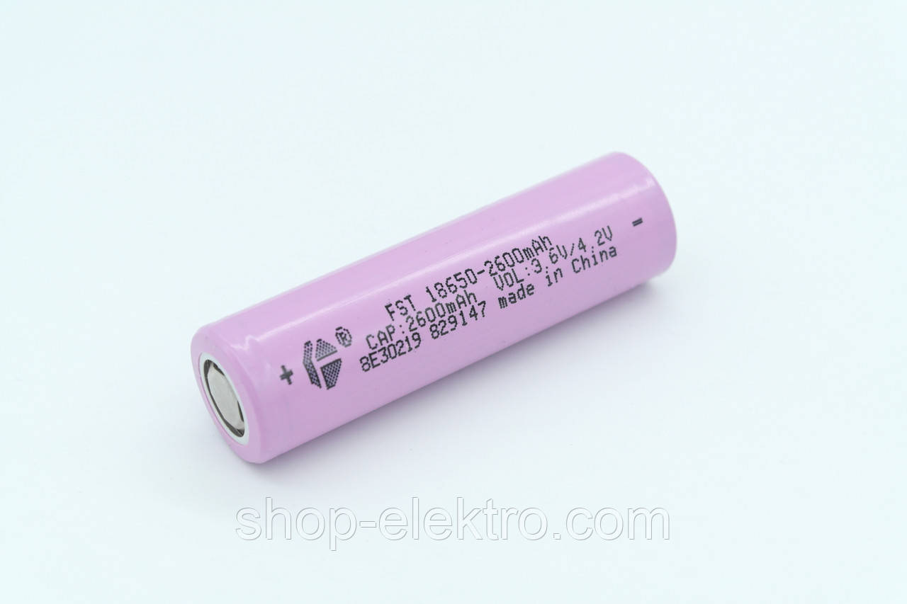 Аккумулятор FST 18650 2600mah, фото 1