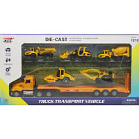 Автовоз со строительной техникой "Truck transport" [tsi219412-TSІ]