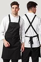 Фартух для Кухаря, Офіціанта, Бармена Берні Чорний
