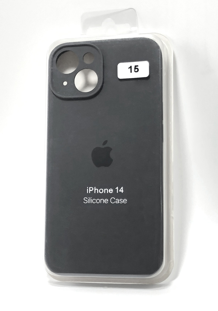 Чохол для телефону iPhone 14 Silicone Case original FULL Camera №15 marengo (4you)