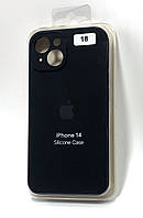 Чехол для телефона iPhone 14 Silicon Case original FULL Camera №18 Black (4you)