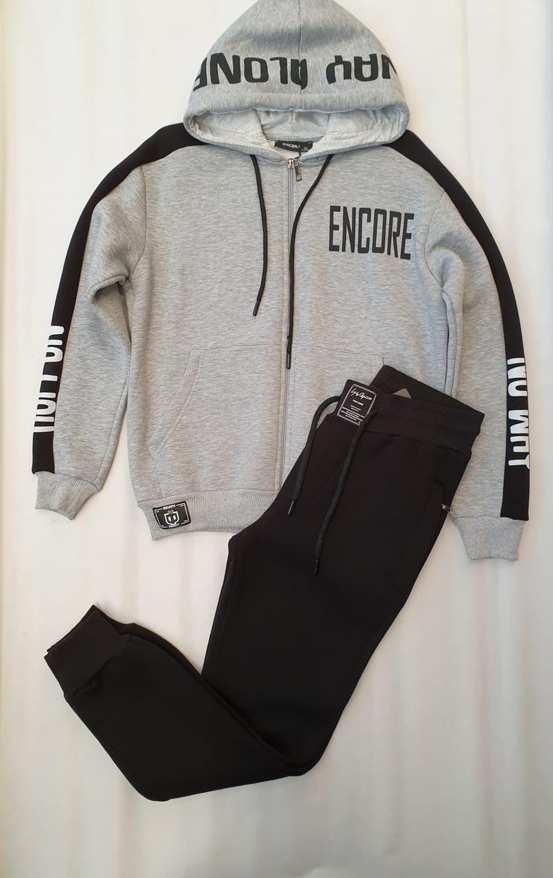 Теплий спортивний костюм на байці для хлопчика 176 зросту, фото 1