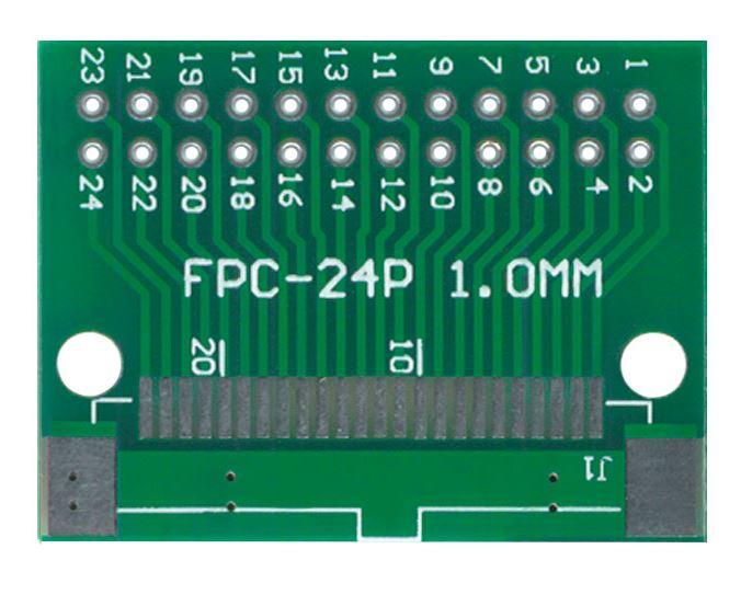 Переходник адаптер FPC24P 0.5mm 1.0mm на PLD/PBD 2.54mm. 1 шт - фото 2 - id-p1964400448