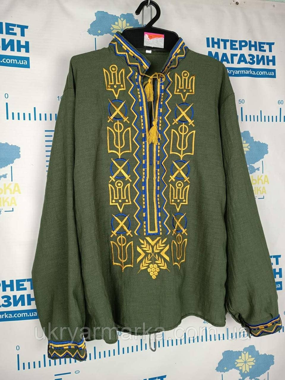 Вишиванка для хлопчика "Тризуб Святослава", фото 1