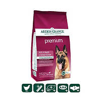 Сухой корм для взрослых собак Premium с курицей и рисом для привередливых животных 2кг