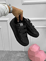 Красивые черные женские кроссовки на каждый день, Качественная женская осеняя обувь