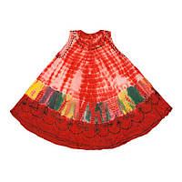 Платье Летнее Karma Вискоза Вышивка Свободный размер Гранатовый фон (24386) AG, код: 5552609