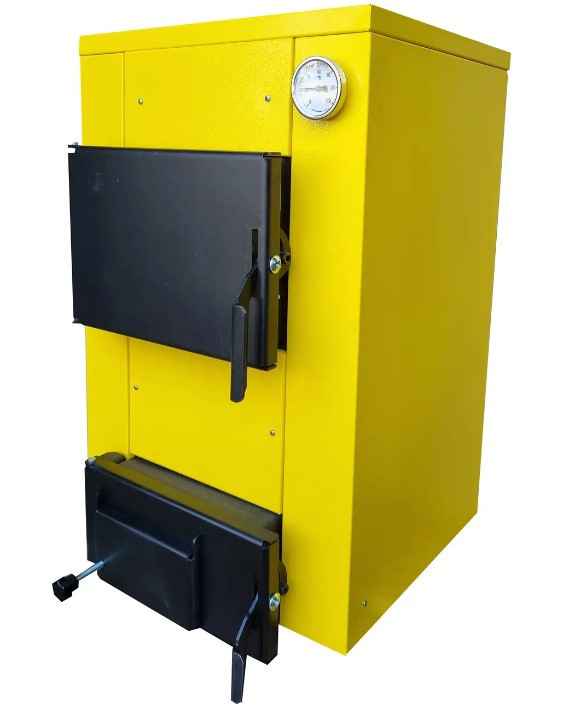 Котел твердопаливний Vulcan Strong 12 (3,5 мм) прямі дверцята