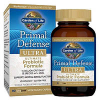 Пробиотик Garden of Life Primal Defense, Ultra, Ultimate Probiotic Formula 90 Veg Caps GOL-11 EV, код: 7517753