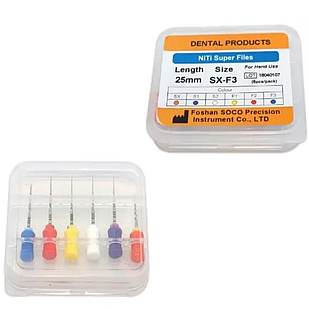 SCF-Niti Super Files SOCO супер файли ручні Сохо асорті 25мм
