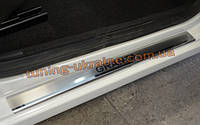 Накладки на пороги из нержавеющей стали для ВАЗ 2190 Гранта