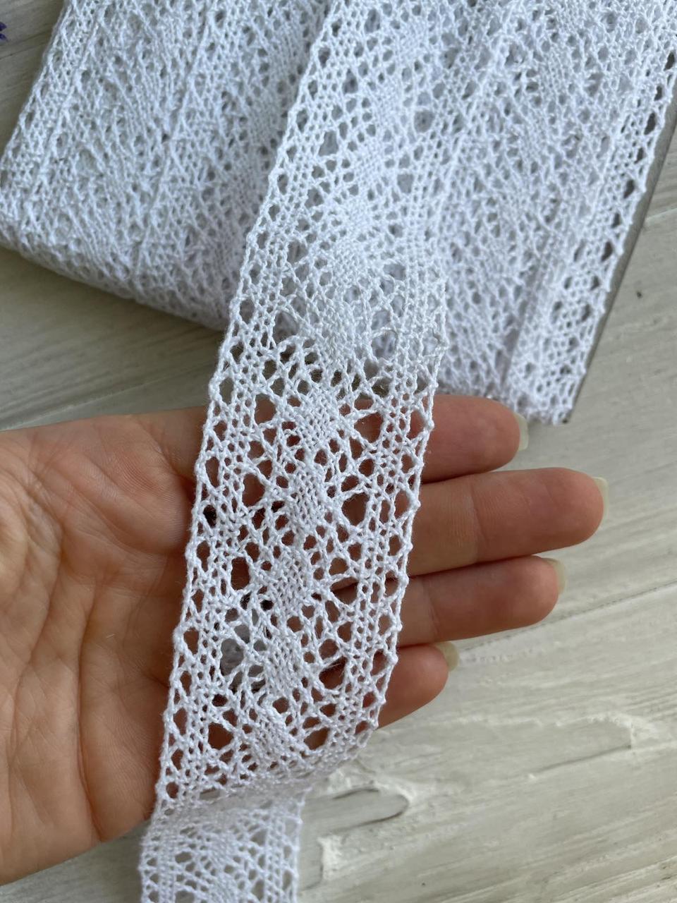 Мереживо в'язане " Marill 30089 " біле рулон 15 ярдів