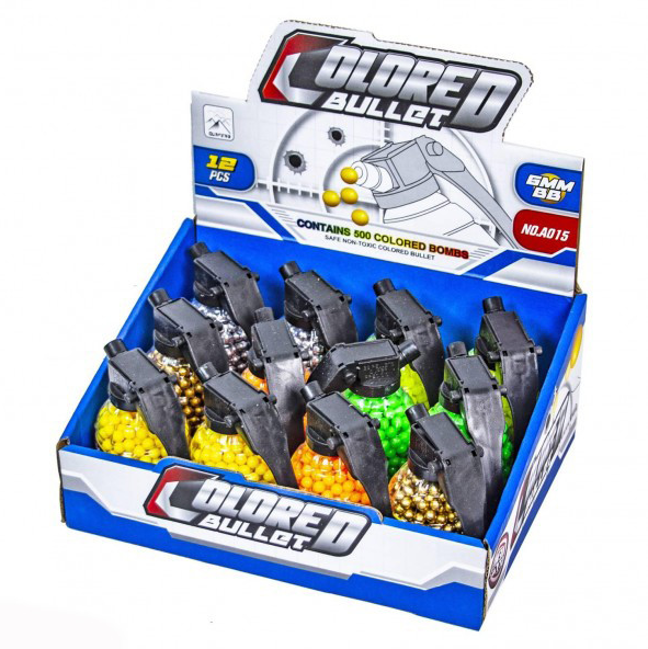 Пульки пластиковые 6 мм, 500 шт, разные цвета (ID#1964465419), цена ...