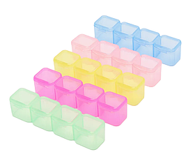 Органайзер для рукоділля, бісеру, намистин, страз, біжутерії на 4 ячейки