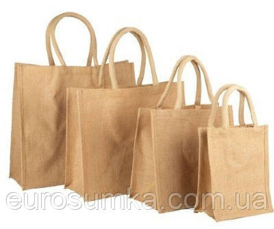 Сумка з ламінованого джуту