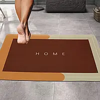 Вологопоглинальний килимок для ванної 60х40 см, Нековзний інноваційний килимок під двері