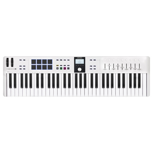 Міді-клавіатура ARTURIA KeyLab Essential 61 mk3 White (61 клавіша)