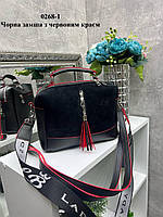 Женская модная брендовая сумка кросс-боди из натуральной замши