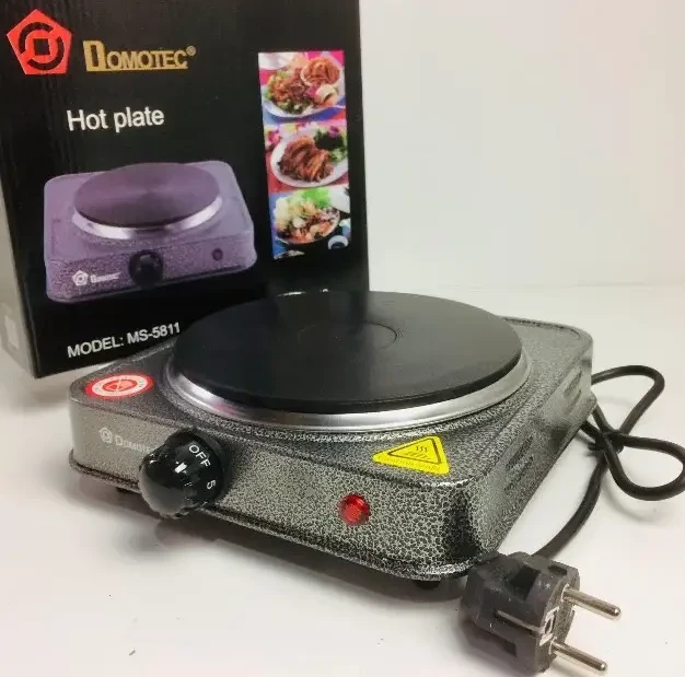 Електропліта Domotec MS 5811 диск 1500W (Настільна), фото 1