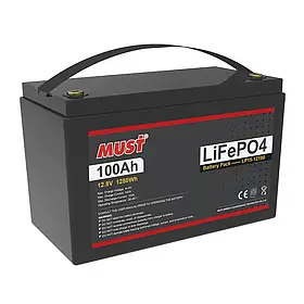 Акумулятор MUST LiFePO4 12V 100Ah