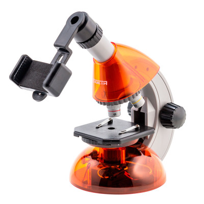 Микроскоп Sigeta Mixi с адаптером для смартфона 40x-640x Orange (65913) - фото 4 - id-p1964455450