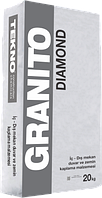 Мікроцемент, декоративна штукатурка для стін та підлог Granito Diamond (сіра) - 20 кг