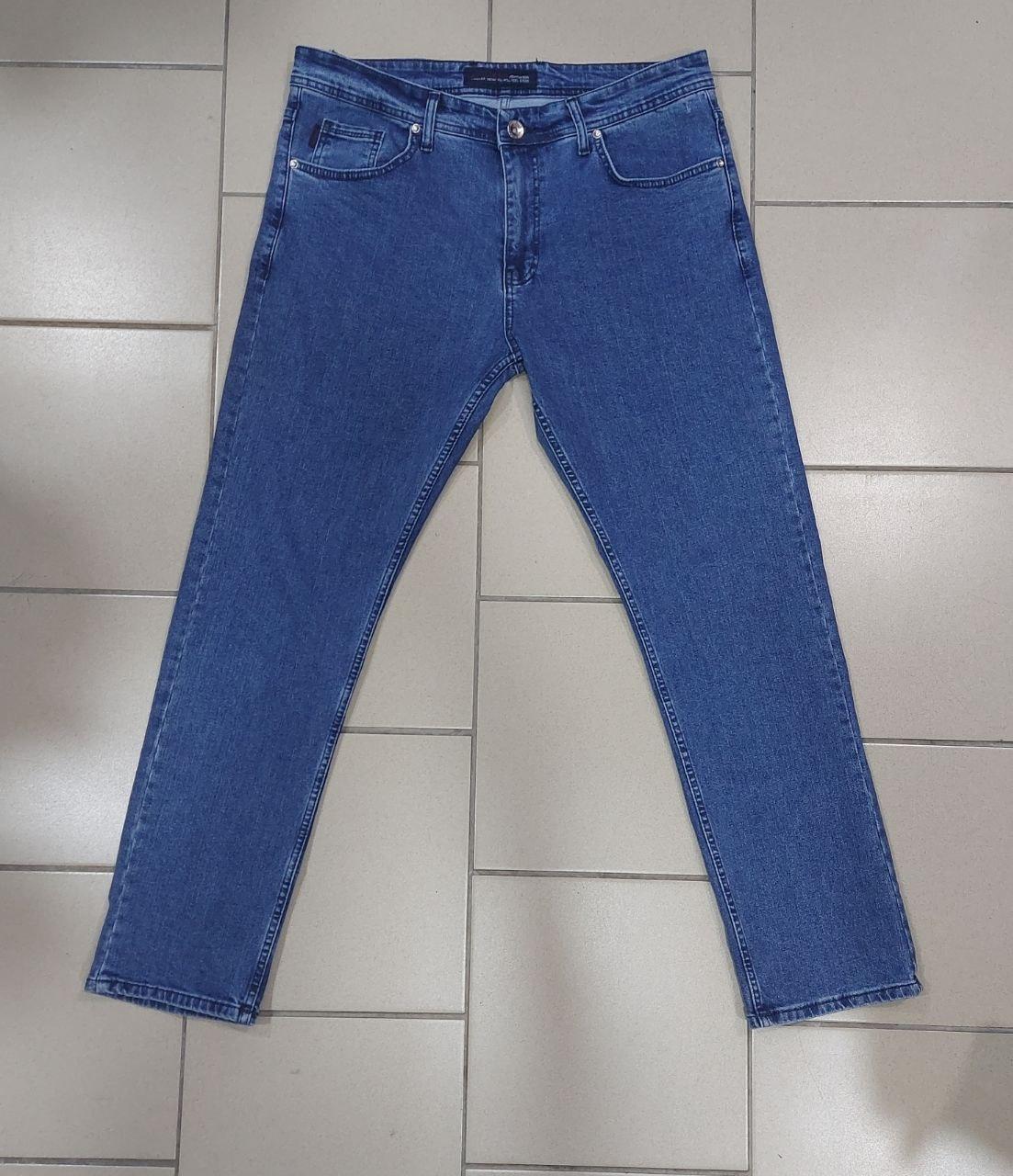 Джинси Hacker чоловічі завужені молодіжні стрейч 32 блакитні, фото 1