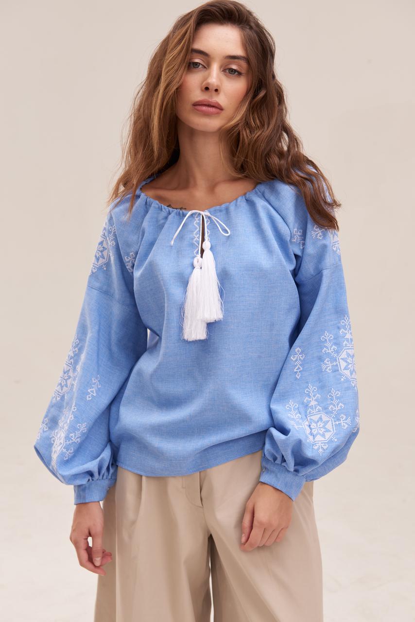Блуза з вишивкою жіноча MEREZHKA "Зірка"