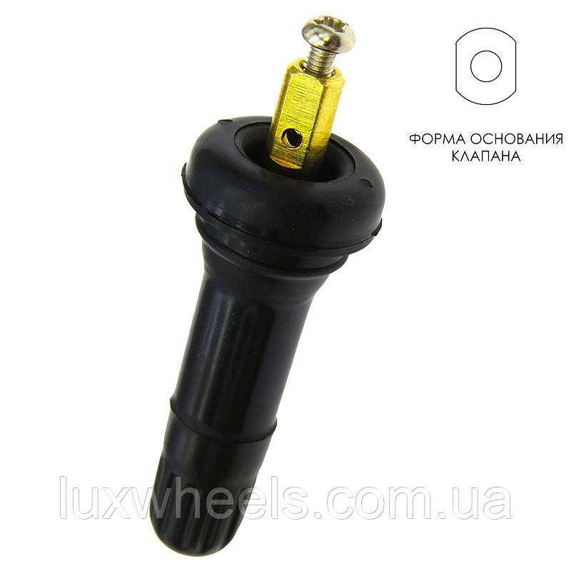 Вентиль легковий розбірний для б/к шин, L=42,5 mm, TPMS (під датчик)