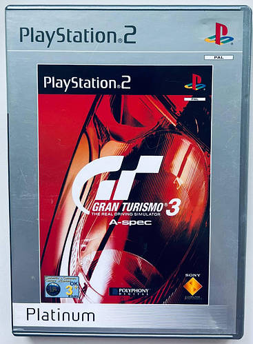Купить Gran Turismo 3 A-Spec Platinum, Б/У, английская версия - диск ...