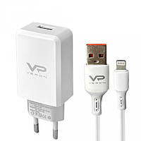 СЗУ Veron VR-C13Q set (Lightning) 3.0A (18W) White