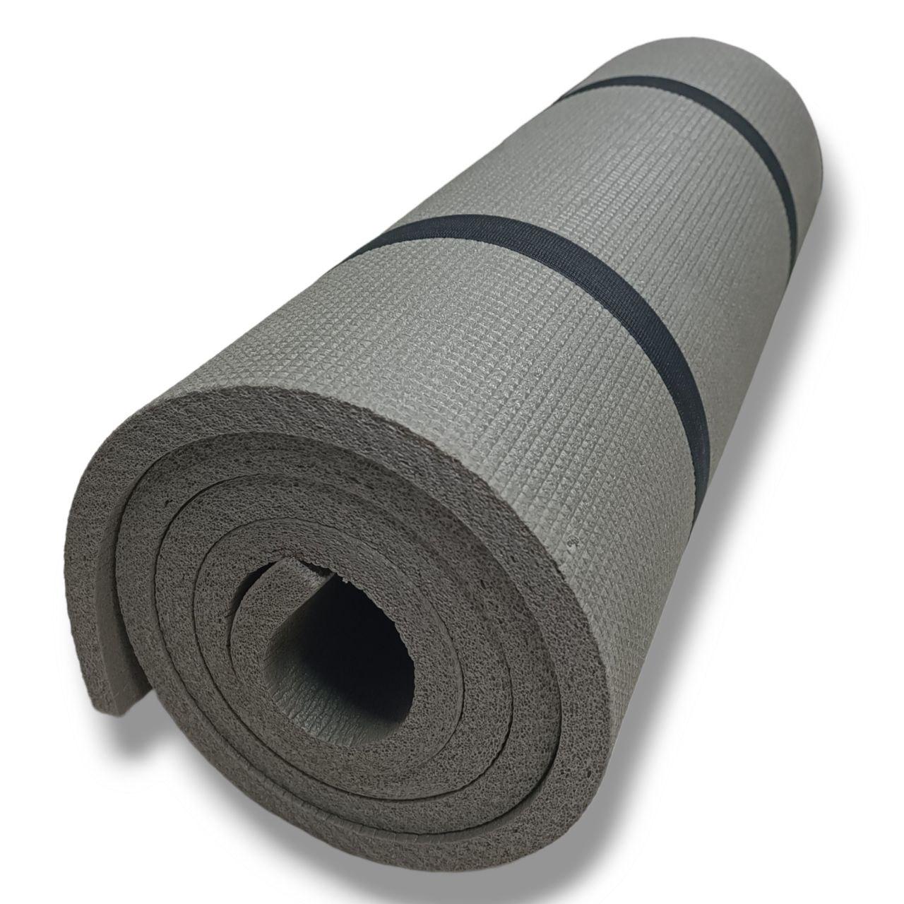 Килимок армійський 1800х600х15 тиснений сірий, фото 1