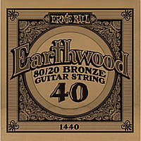 Струна Ernie Ball 1440 Earthwood 80 20 Bronze Acoustic Guitar Strings .040 CP, код: 6839127