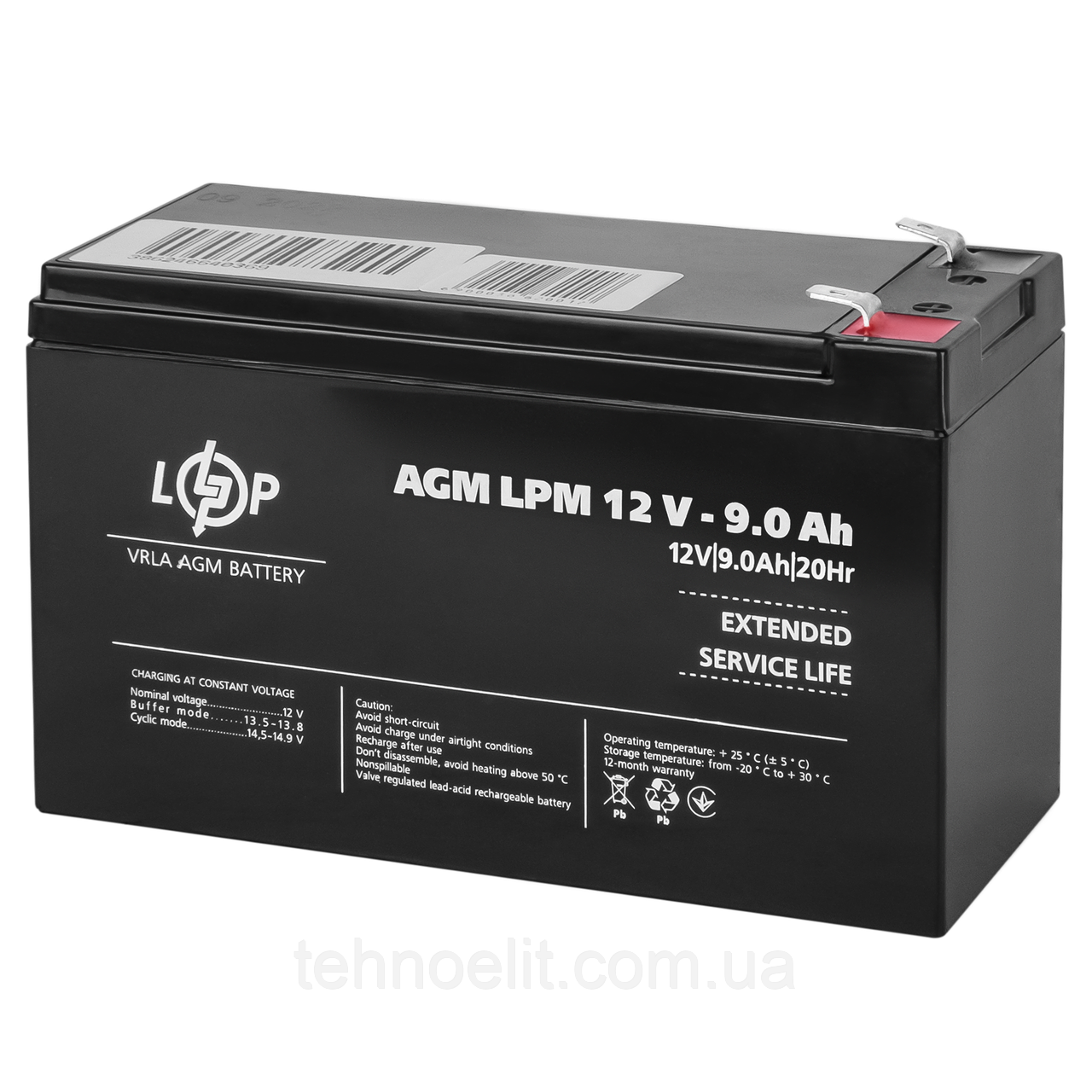 Акумулятор AGM LPM 12V - 9 Ah