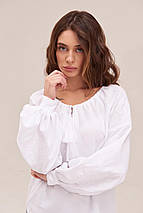 Блузка з білою вишивкою MEREZHKA  "Зірка", фото 3